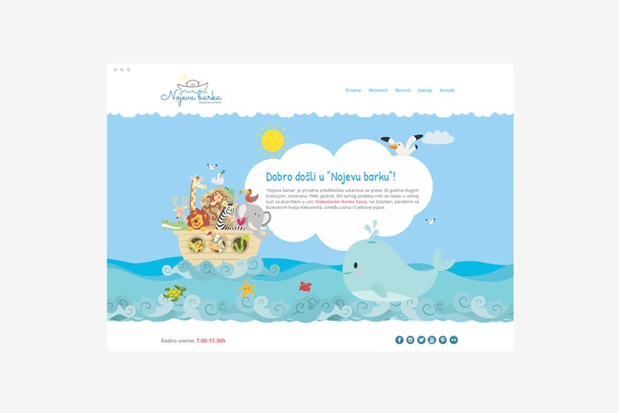 Noah's Ark Kindergarten Website
